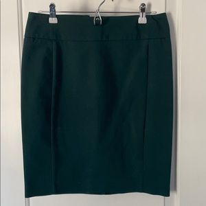 Dark Green Midi Skirt